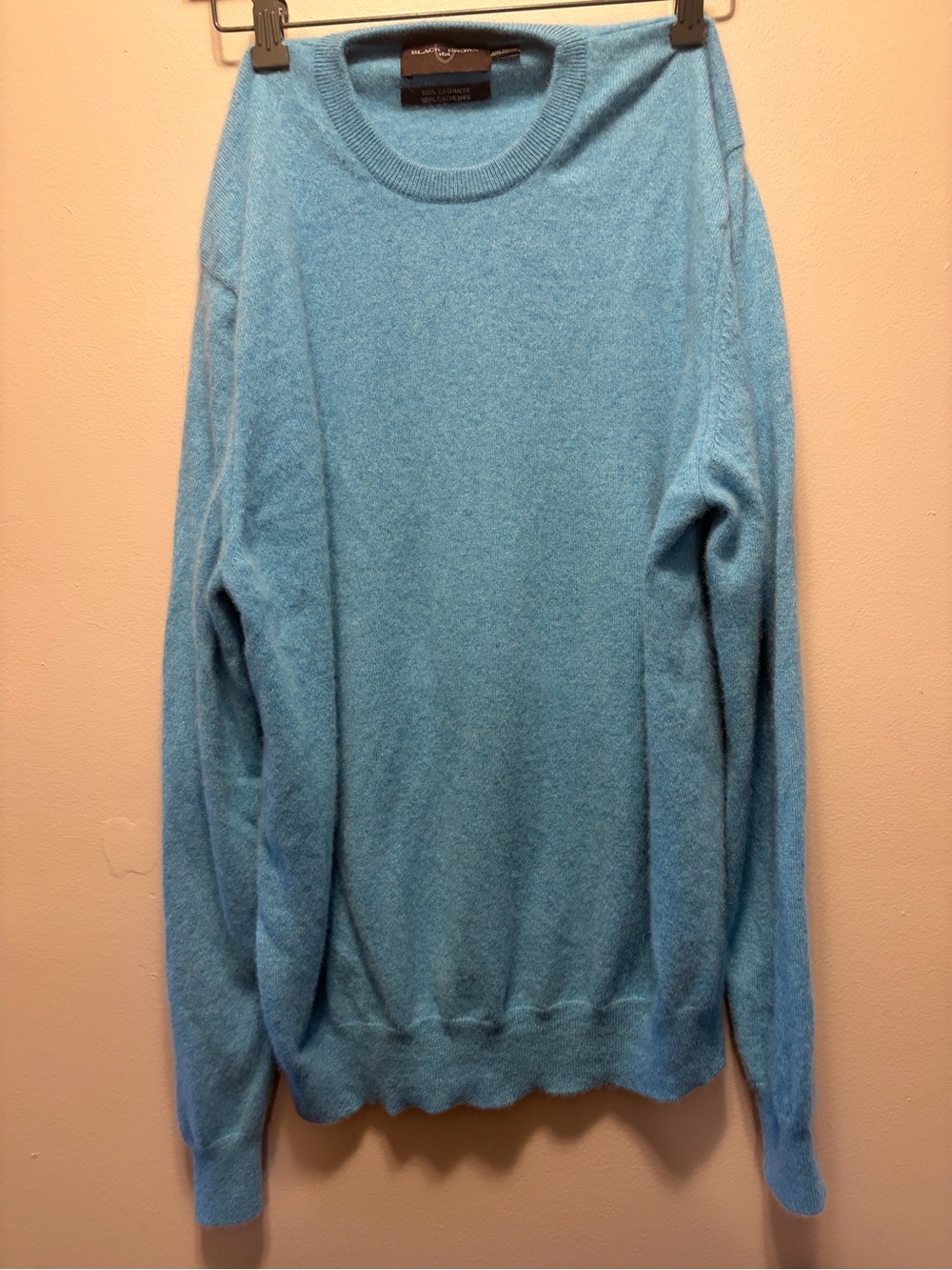Black Brown 1826 Men’s Sky Blue Crewneck Sweater